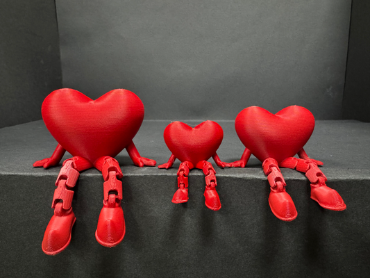 Articulated Heart Figure – 3D Printed Flexi Decoration