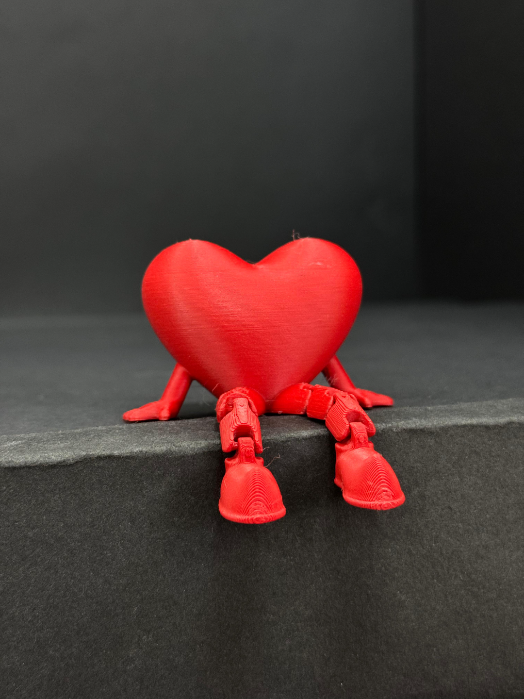 Articulated Heart Figure – 3D Printed Flexi Decoration