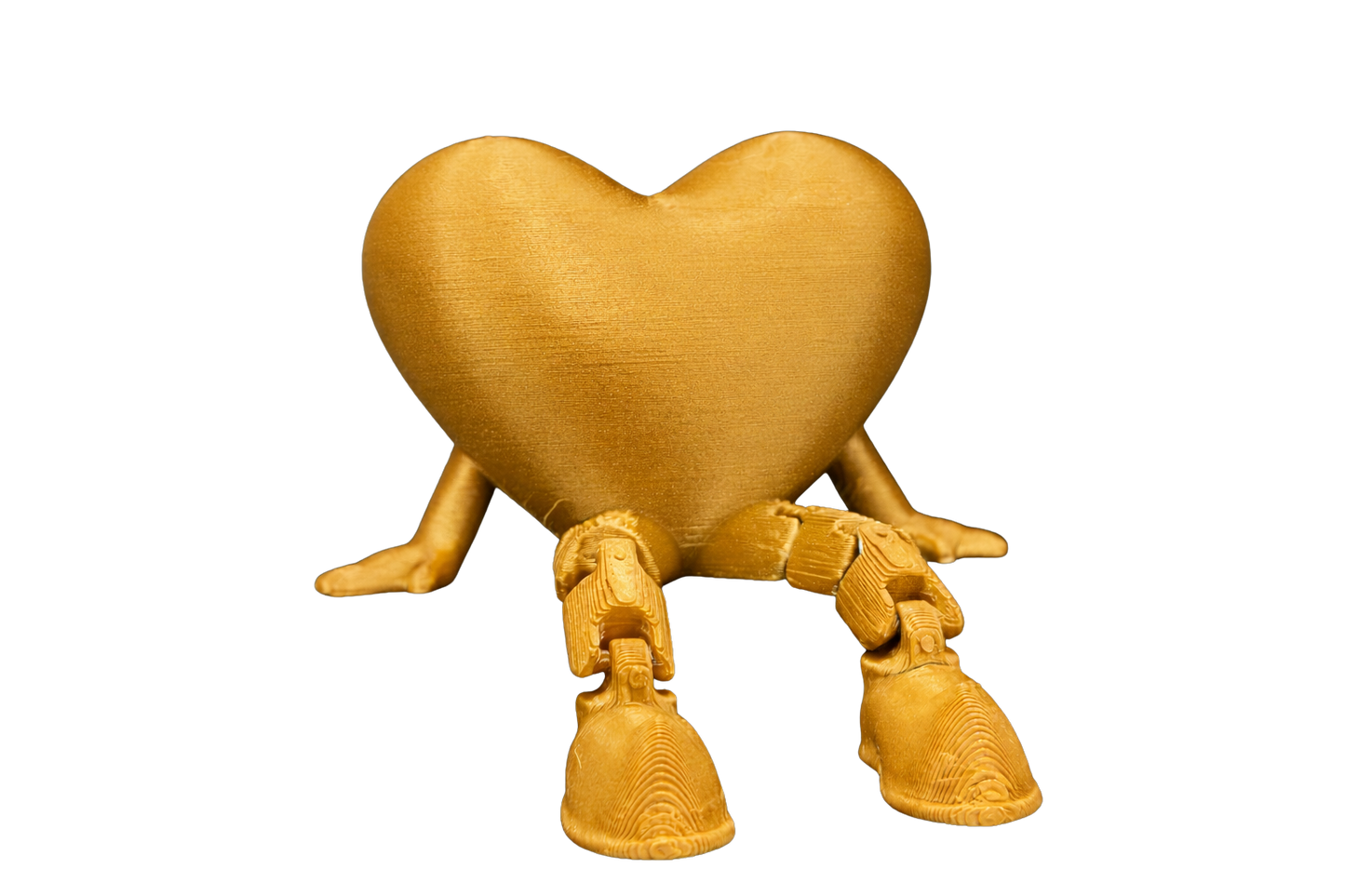 Articulated Heart Figure – 3D Printed Flexi Decoration