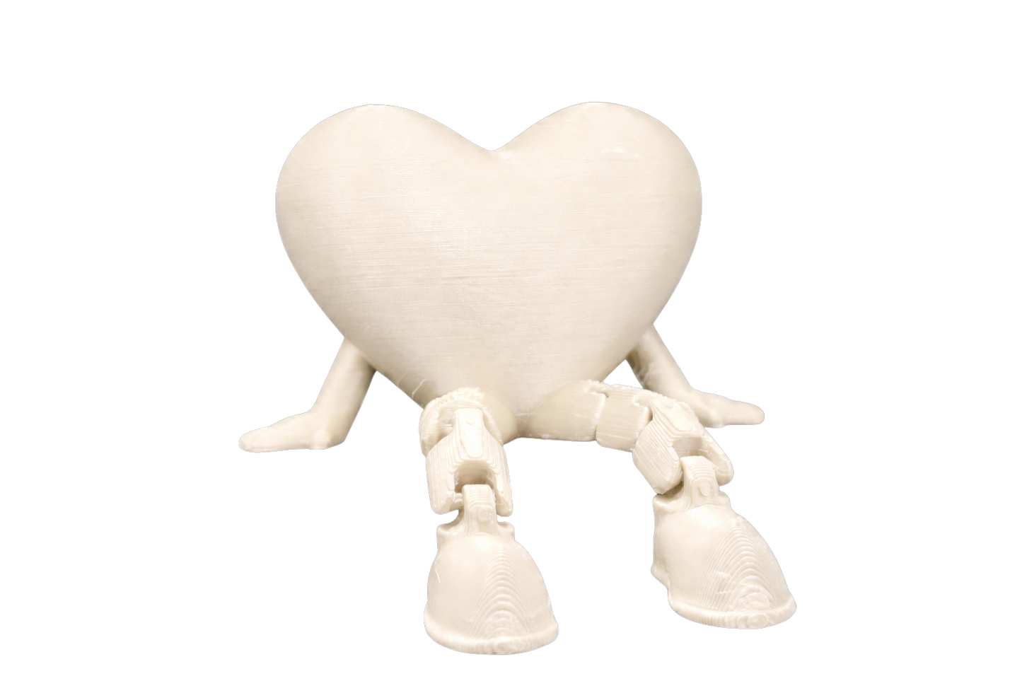 Articulated Heart Figure – 3D Printed Flexi Decoration